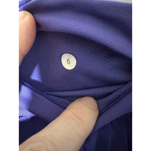 Lululemon Pleat To Street Skirt II Iris Flower Purple Sz 6 - Picture 4 of 5
